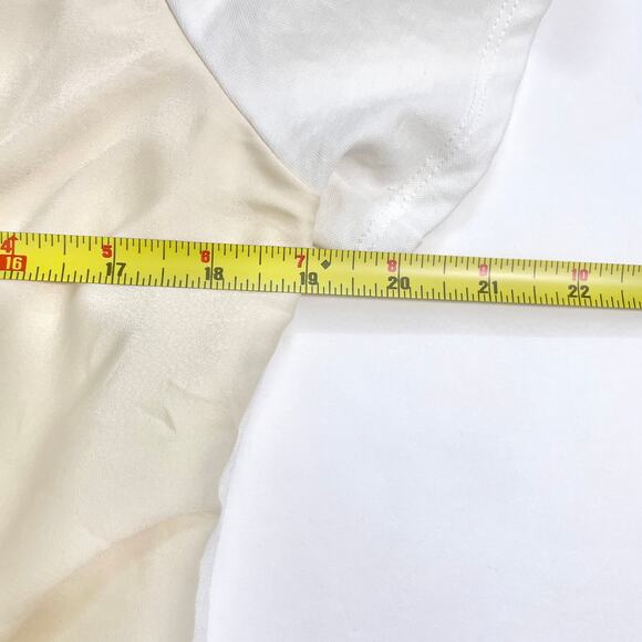 Zara Womens Midi T-Shirt Dress S White Wrap Minimalist Classic Capsule Timeless - Picture 5 of 9